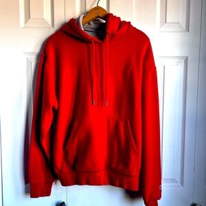 Champion Men’s Red Hoody Sweatshirt Medium Used